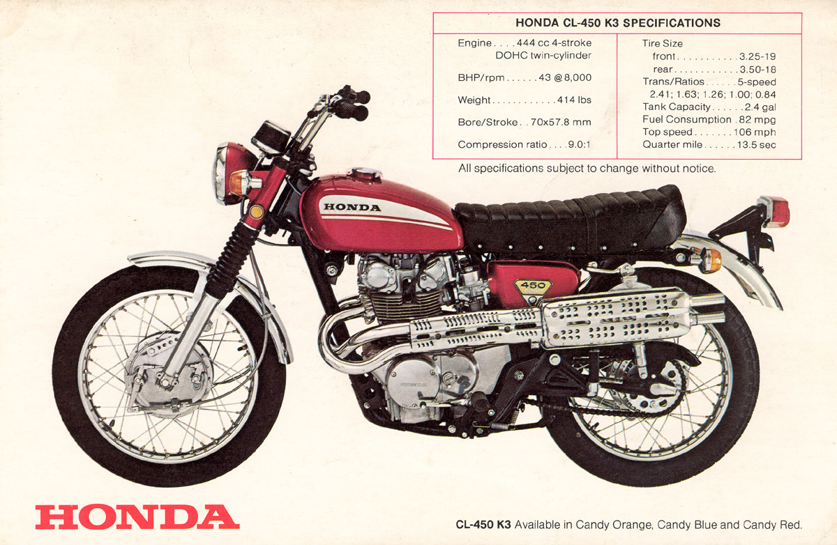 1970 Honda 450 scrambler #3